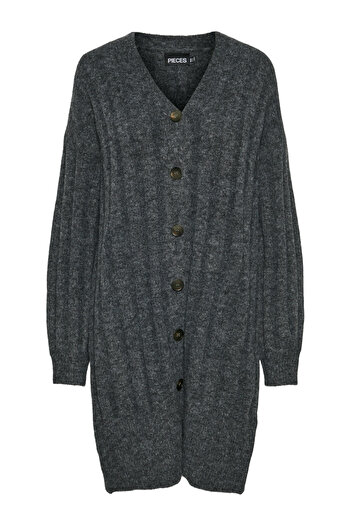 PIECES Pcnadia Ls V-Neck Knit Cardigan - Bc Model