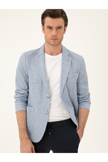 Cacharel Açık Mavi Slim Fit Pamuk Karışımlı 50285251-VR003