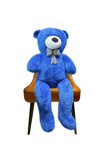 Sole 130 Cm Papyonlu Sevimli Büyük Peluş Ayıcık - % 100 Yerli