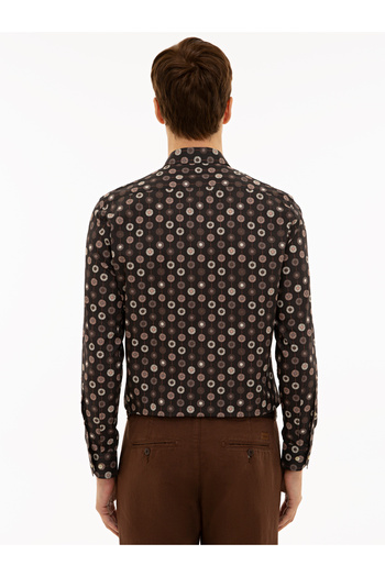 Cacharel Haki Slim Fit Uzun Kollu Gömlek 50227349-VR027