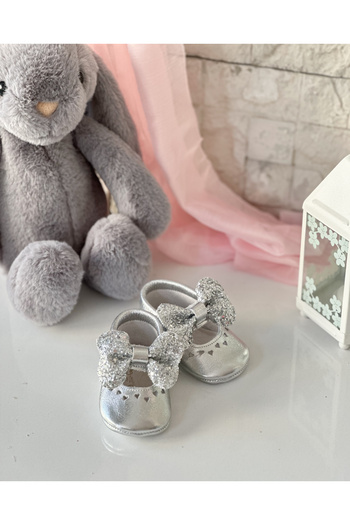 Li Puna Silver Shine Genuine Leather Baby Moccasin