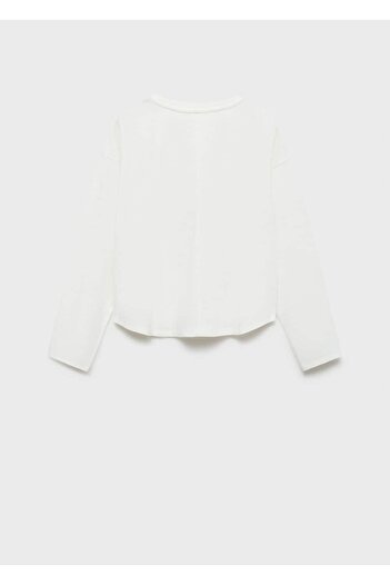 MANGO Kids Langärmliges Panther-T-Shirt