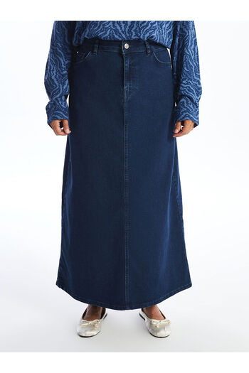 LC Waikiki LCW Standard Fit Women's Jean Skirt