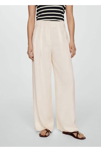 MANGO Woman Yosel Pants with Collet
