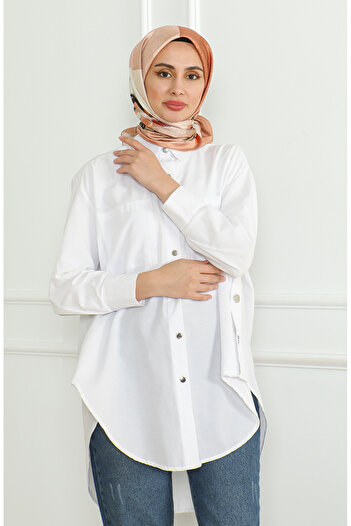 sefamerve Onion Shell Patterned Roe Rayon Scarf 81054-05