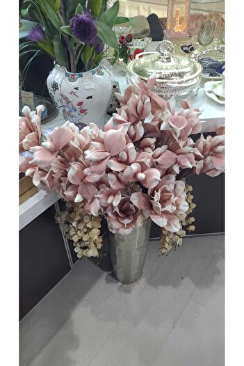esdekor Deniz Çiçeği Pembe 94cm Yapay Çiçek Decorative Dekoratif Dal Gerçekçi Tamamlayıcı Vazoluk 1 Adet
