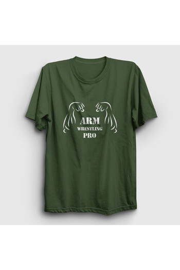 Presmono Unisex Khaki Arm Wrestling Pro T-Shirt - Arm Wrestling 495453 Tt