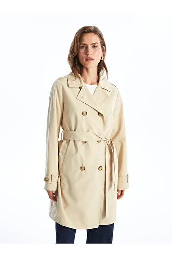 LC Waikiki Lcwk Jacket Collar Women's Trench Coat