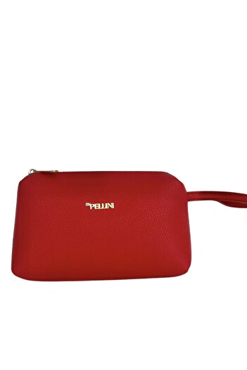 By Pellini Red Mini Size Makeup Handbag