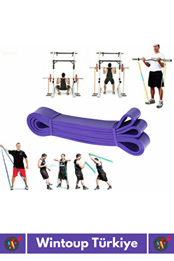 Wintoup Producție specială, durabilă, medie-dură, pentru slăbire, fitness, squat, pilates, gimnastică, sport, aerobic, bandă de rezistență