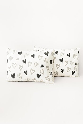 Soley |   Mix & Match |   Lover |   100% Cotton Set of 2 Pillowcases