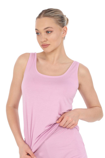 penyebizden Extra Soft Viscose Singlet Home&Outdoor-Lavender Pink