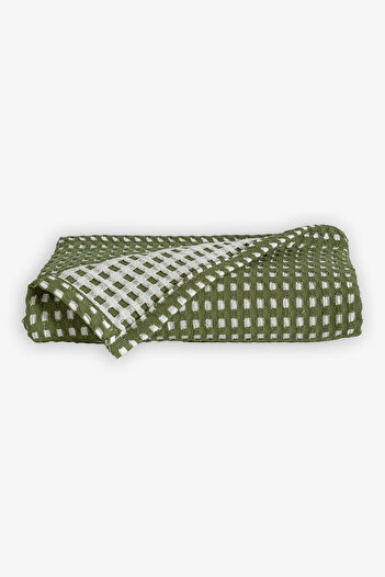 Kanz Green Baby Waffle Pique Cover - 90X110
