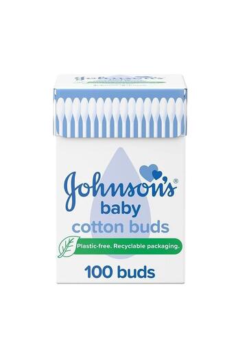 Johnson & Johnson جونسون بيبي - ١٠٠ قطعة من أعواد تنظيف الأذن