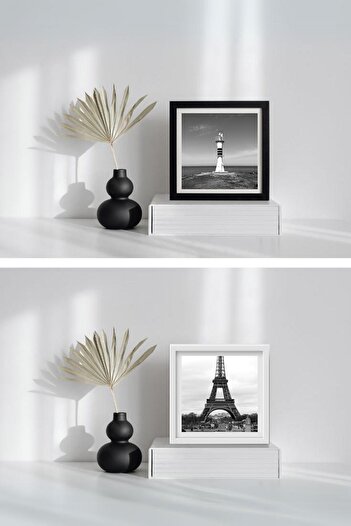 Craftstore Craft Store Adhesive Removable Pola Frames White (3 Pcs) 14X14Cm Without Photo