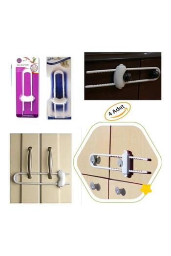 homecraft 4 Pieces Rail Cabinet Lock Child Baby Safety Safety Lock