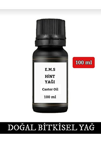 E.M.S AVM HİNT YAĞI 100 ML (CASTOR OİL) % 100 SAF - SOĞUK PRES.