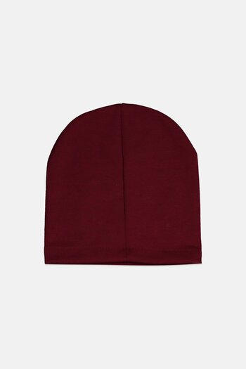 Tchibo Women Solid Sweat Hat, Maroon