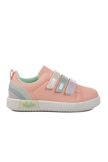 WALKWAY Powder-Mint Unisex Velcro Kids Sneakers 6502-P