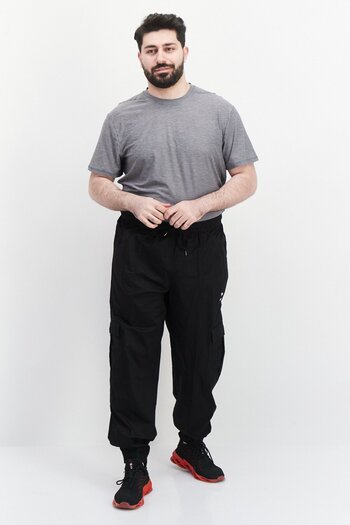 Puma Men Sportswear Fit Brand Logo Track Pants, Black