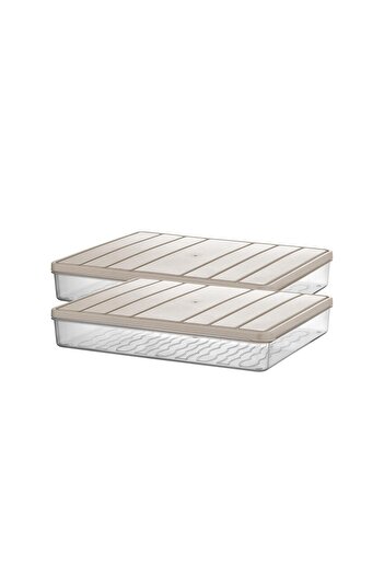 SELKA HOME Selka Nora 2 Adet 2,25 Lt. Saklama Kabı