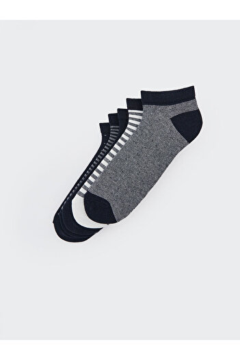 LC Waikiki Lcwk Striped Men's Booties Socks 5-Piece