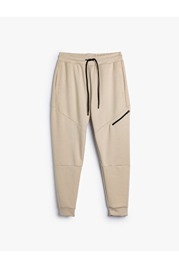 Koton Dicke Modal-Jogger-Sport-Jogginghose – mit Nahtdetails und Taschen