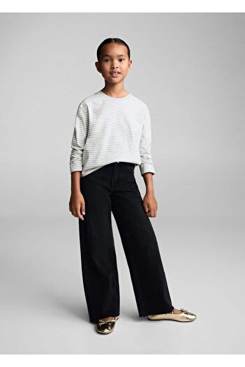 MANGO Kids Gestreiftes T-Shirt aus Baumwolle