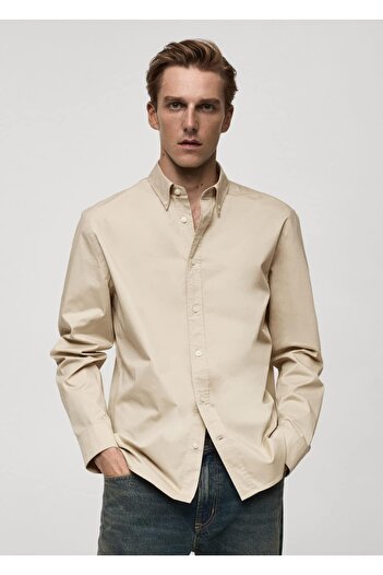 MANGO Man Regular Fit Cotton Shirt