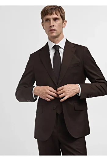MANGO Man Venice 100% Pure Wool Blazer Jacket