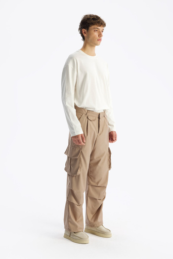 GIESTO Cargo Fabric Pants - Taban