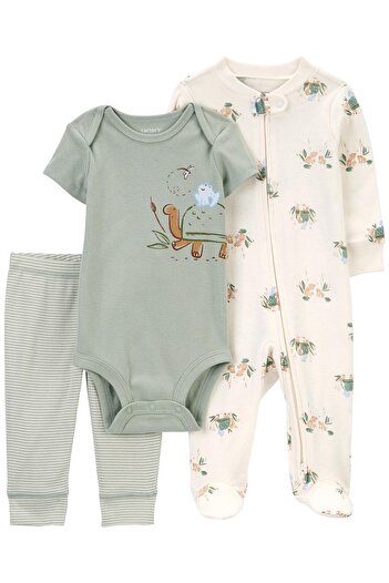 Carter's Baby Boy Jumpsuit Body Pants Set 3 Pack