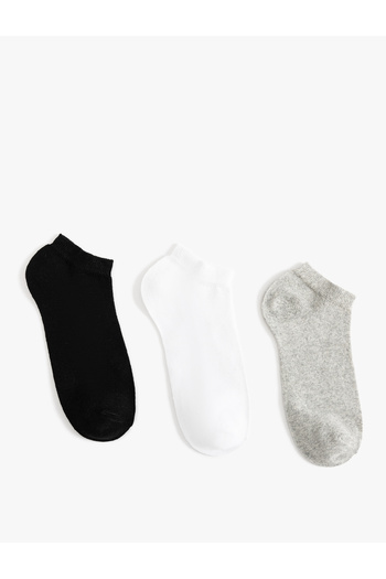 Koton Σετ 3 κάλτσες μποτάκια Basic Cotton Blended