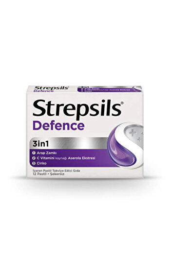 STREPSİLS Strepsils Defence 3in1 Pastil 12'li