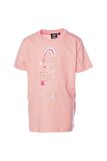 hummel Hmlmolly SS - Παιδικό ροζ μπλουζάκι 911990 -9824
