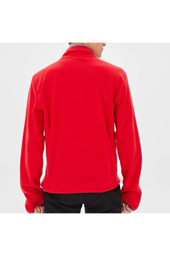Quiksilver Mission Halfzip Men's Red Fleece Men's Fleece Eqyft03163