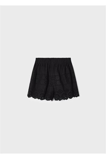 MAYORAL Black Lace Shorts