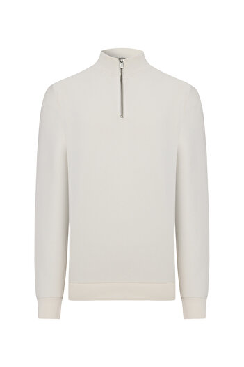 Mudo FERMUARLI DİK YAKA SWEATSHIRT