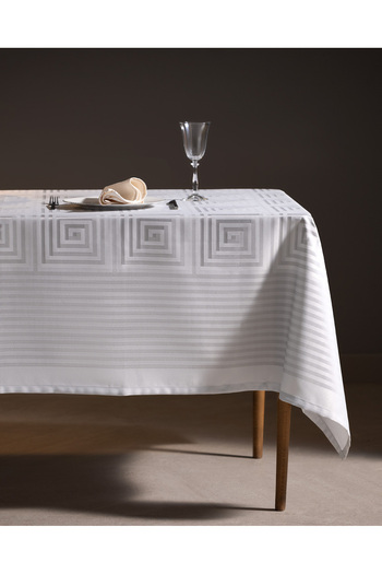 Madame Coco Marne Tablecloth - Gray - 160X230 cm