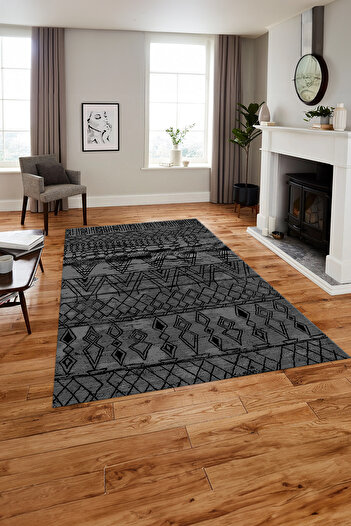 Napoli Home Digital Printed Nordic Model Classic Washable Non-Slip Runner Kitchen Living Room Carpet
