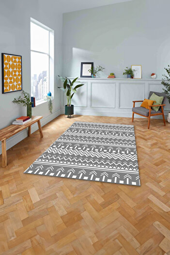 Napoli Home Printed Nordic Rug-Look Washable Non-Slip Runner Kitchen Living Room Carpet