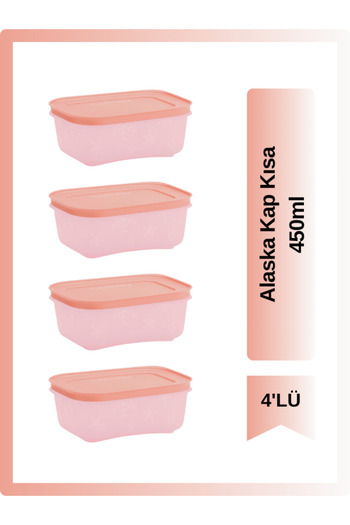Tupperware كوب ألاسكا - 450 مل مجموعة صباحية حلوة مكونة من 4 قطع