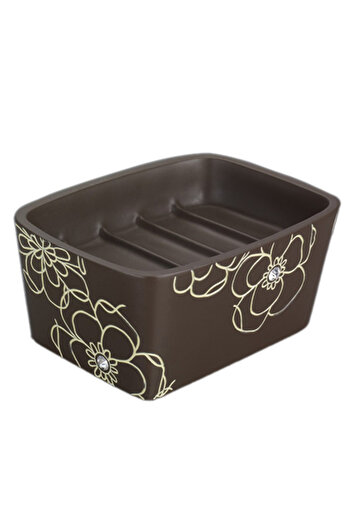 Lucena Δοχείο σαπουνιού Fiore Dark Brown Solid