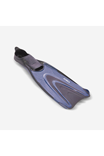Decathlon Subea Diving Flippers - Black / Blue - Ff 500 Soft
