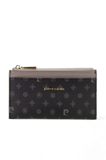 Pierre Cardin Monogram Black Women's Wallet 06Pc24K605-Mn
