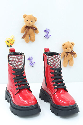 Moda Lime Unisex Children's Winter Boots - Warm, Lined, Chunky Non-Slip and Comfortable Sole