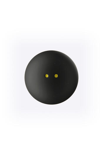 Decathlon Squash Ball - 2 Pieces - Double Yellow Dots - Sb 990