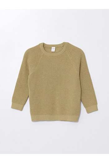 LC Waikiki Crew Neck Long Sleeve Baby Boy Knitwear Sweater - W45684Z1