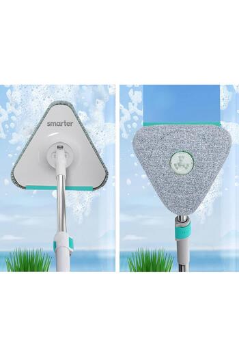 SMARTER Aqua Master Triangular Apparatus Mop Cleaning Mop for Glasses and Hard Corners