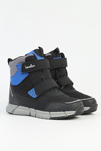 Benetton Black Waterproof Children's Boots - Bni-11009 Imported
